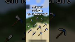 Armas únicas en Minecraft ⚔️😨 #minecraft #mojang #curiosidadesminecraft