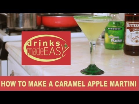 How To Make A Caramel Apple Martini | Drinks Made Easy