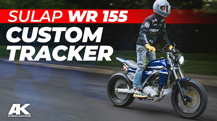 CUSTOM YAMAHA WR 155 INTO A TRACKER BY KATROS GARAGE #AtenxKatros