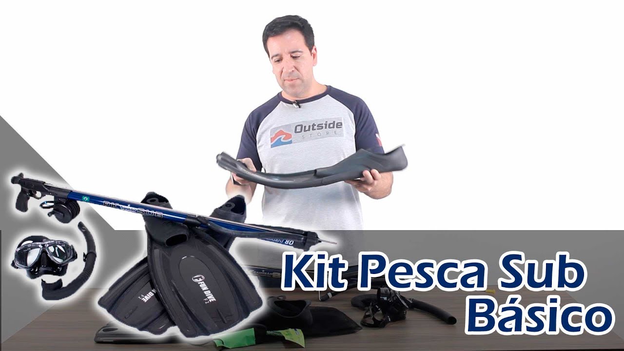 Kit de Mergulho Pesca Sub Iniciante