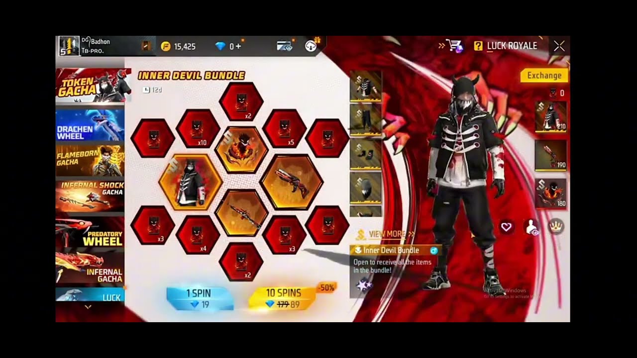 Chaos ring event | free fire New Event | Inner devil bundle | Mystery shope confirm Date ? 🤯