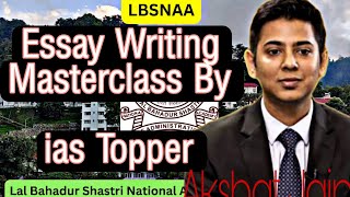 Essay Writing 1| UPSC|MasterClass |By Akshat Jain by Unacademy