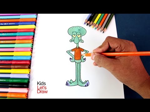 Cómo dibujar a CALAMARDO (Bob Esponja) | How to draw Squidward Tentacles  (SpongeBob SquarePants) - thptnganamst.edu.vn