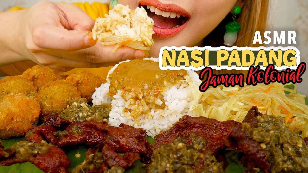 ASMR NASI PADANG JAMAN KOLONIAL BELANDA | ASMR Indonesia