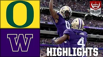 Oregon Ducks vs. Washington Huskies | Full Game Highlights thumbnail