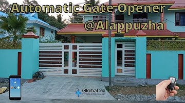 Kerala Swing Gate Automation @ Mavelikkara, Alappuzha| Remote Controlled Gate | 📞9562204964