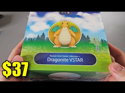 Pokemon GO Premier Deck Holder Collection Dragonite VSTAR - YouTube