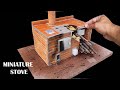 Constuye una ESTUFA EN MINIATURA usando pequeños ladrillos - Build an Amazing Mini Stove