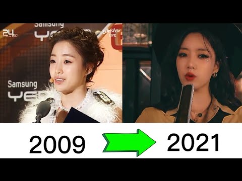 Eunjung 정은(T-ARA) 2009 to 2021#tara#티아라#정은#eunjung#qri#hyomin#jiyeon