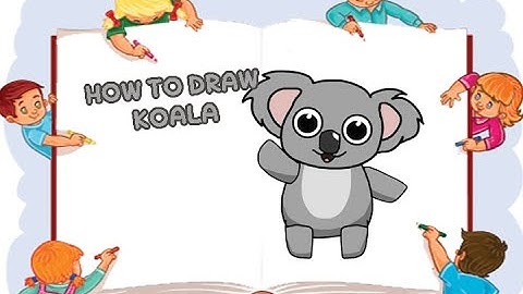 HOW TO DRAW KOALA | ANIMAL PHOTOSHOP DRAWING | EASY STEP BY STEP TUTORIAL