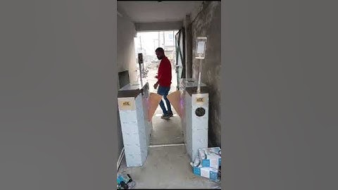 essl Flap barrier gate with essl aiface mars