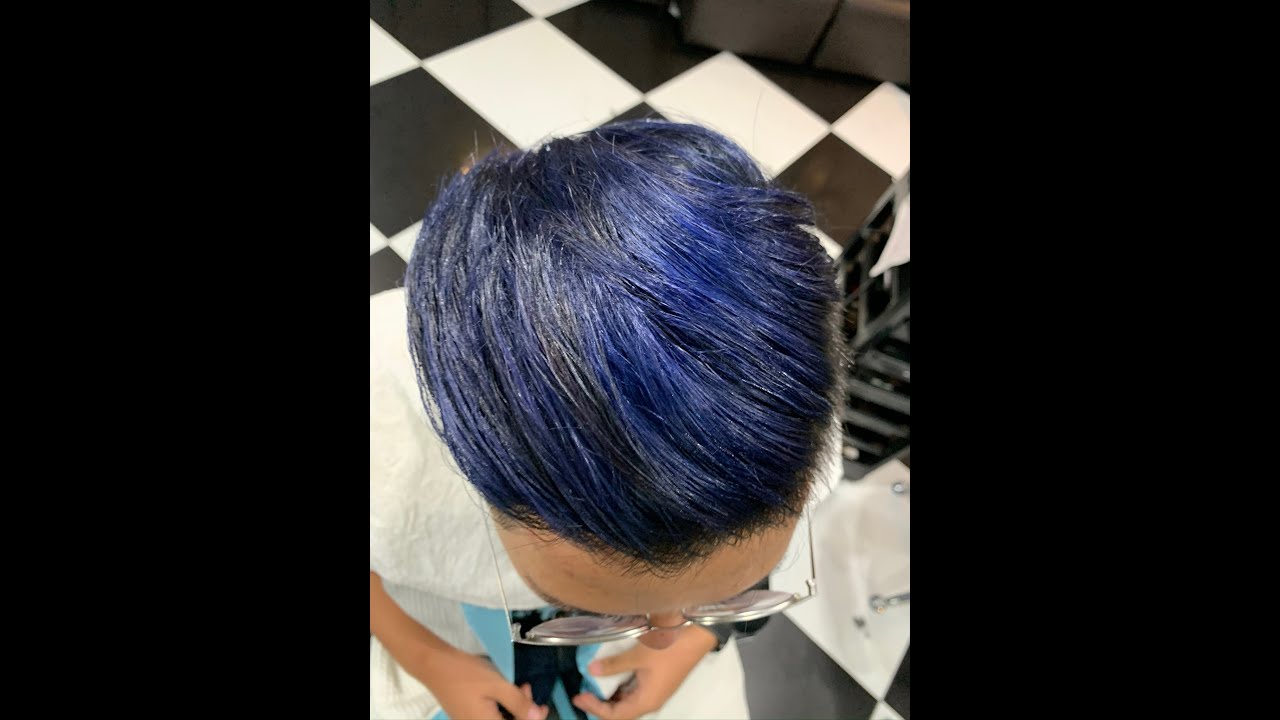 How to Achieve the Perfect Midnight Blue Hair Color - wide 1