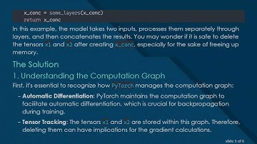 Does Deleting Intermediate Tensors Affect the Computation Graph in PyTorch?
