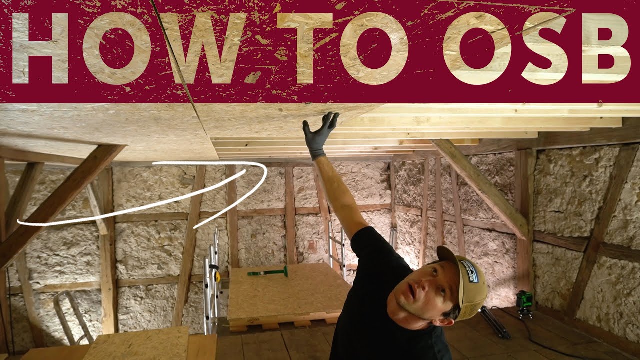 OSB CEILING for my Woodworking Shop SHOP BUILD episode3 YouTube