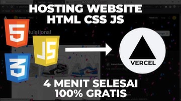 CARA HOSTING WEBSITE HTML CSS JS DI VERCEL GRATIS
