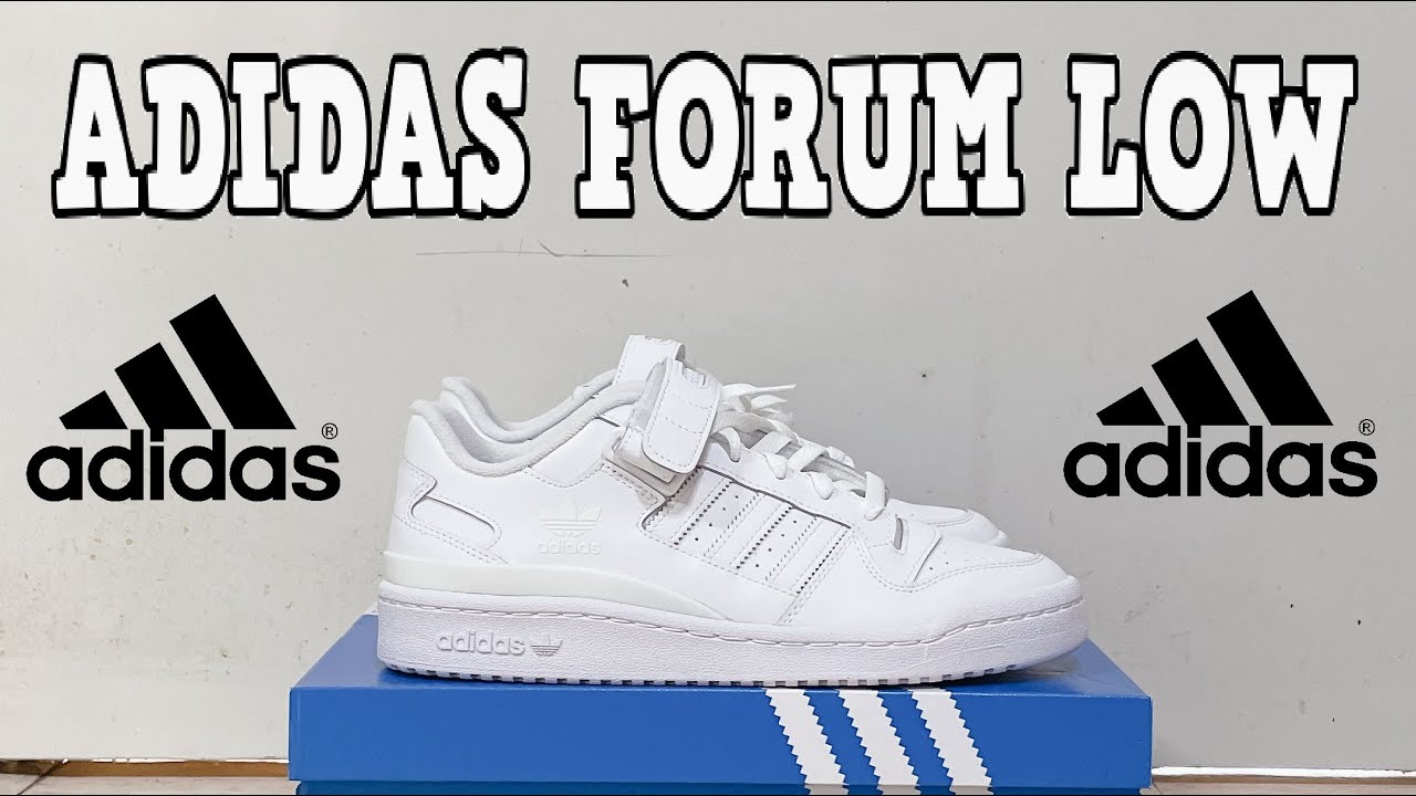 triunfante Contribuyente construcción ADIDAS FORUM LOW UNBOXING AND REVIEW | Adidas FORUM LOW blancos | ADIDAS  FORUM LOW WHITE🎊🎇 🎆🥂🍷 - YouTube