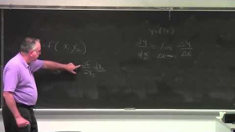 Lesson 26 1 Introduction to the Total Differential