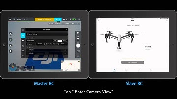 DJI Inspire 1 - How to a Set Master and Slave RC