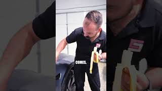 How to eat a banana #tesla #banana #ppf #toronto #cars