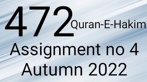 AIOU Code 472 Solved Assignment No.4 Autumn 2022 #aiou #aiousolveassignments