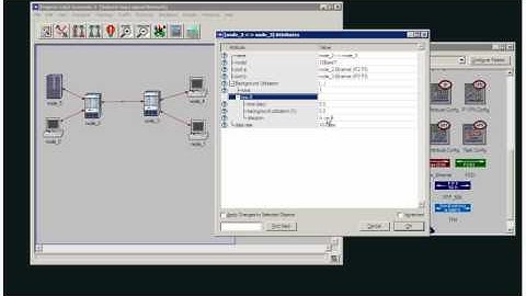 Adding Background Traffic in OpNet