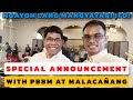 Live  malacaang with pbbm  special occassion with special announcement