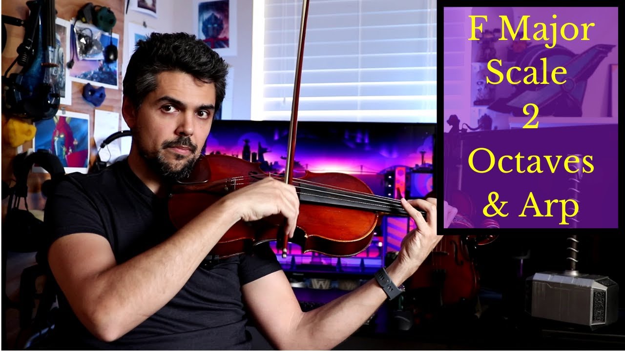 PRACTICE your F Major 2 octave scale and arpeggio - YouTube
