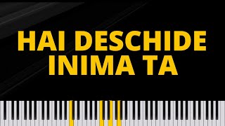 Video thumbnail of "Hai deschide inima Ta - Instrumental Pian - Negativ Pian - Tutorial #522 - Partitură disponibilă"