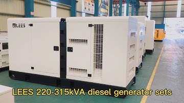 LEES silent generator 220-315kVA