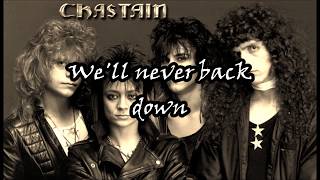 Chastain -  The Voice of the Cult (LYRICS ON SCREEN)