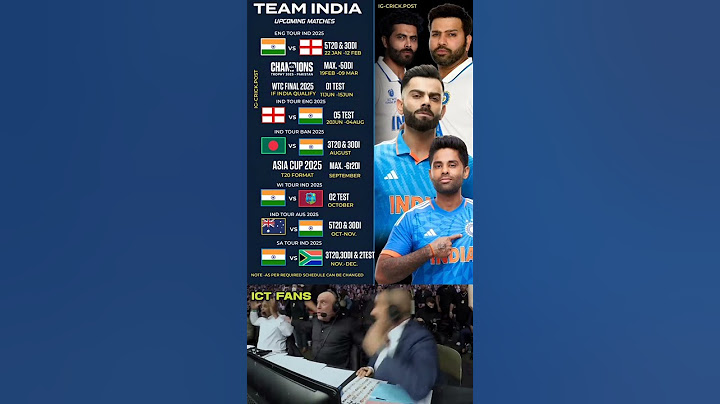 India Men's cricket team schedule 2025 #teamindiamatches #2025 #schedule #viratkohli #indvseng