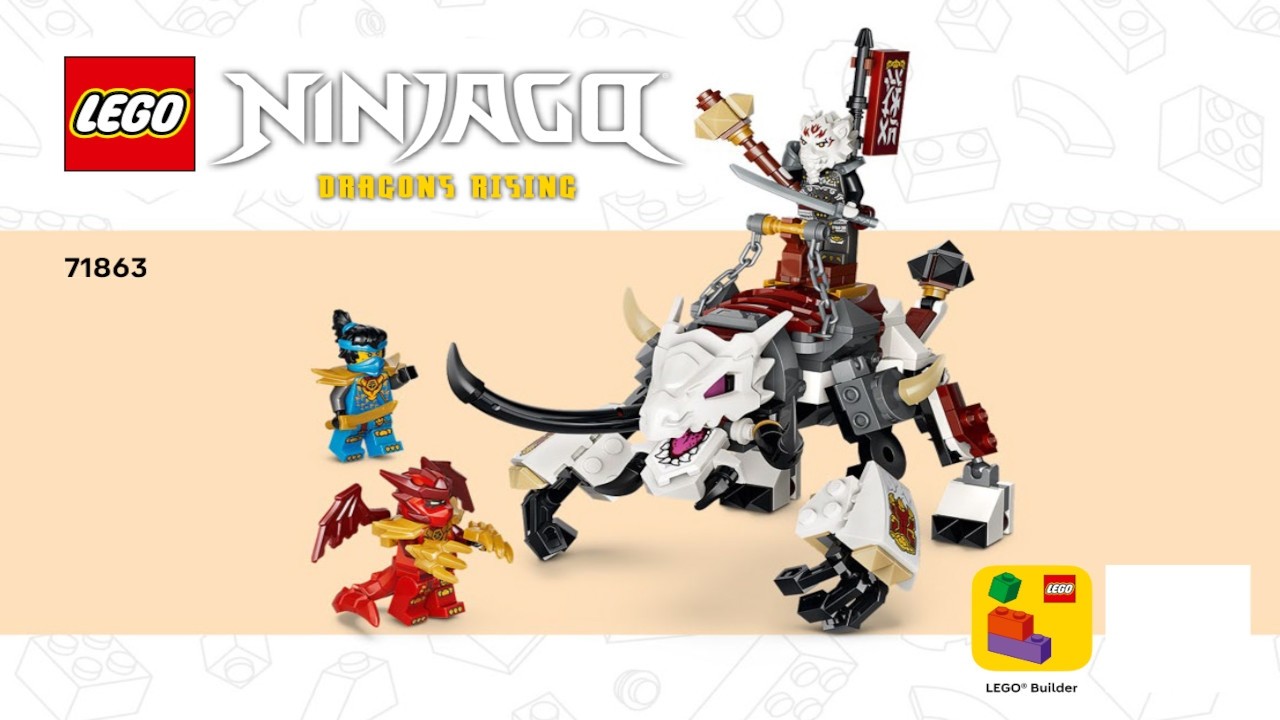 LEGO 71863 Instructions | NINJAGO | Zilvar and Grimtak the Dragon