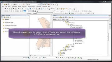 Network Analysis Toolbar | a GIS ArcMap 10.0 SP3 Video Tutorial by Gregory Lund