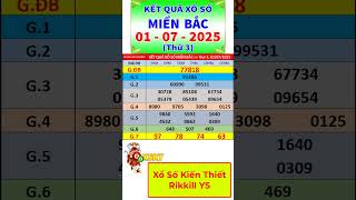 Xổ số miền bắc hôm nay thứ 3 ngày 1/7/2025 - KQXS Quảng Ninh - XS Miền Bắc - XSMB - KQXSMB #shorts