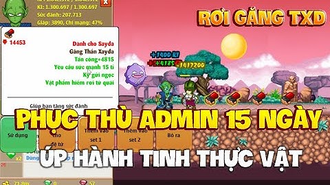 Ngọc Rồng Online - Rơi Găng Thần Xayda Tại Map Hành Tinh Thực Vật!!