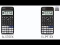 Difference between casio classwiz fx570ex  fx991ex  compare best casio calculator