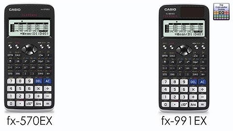 Difference between Casio Classwiz fx-570EX & fx-991EX - Compare Best Casio Calculator