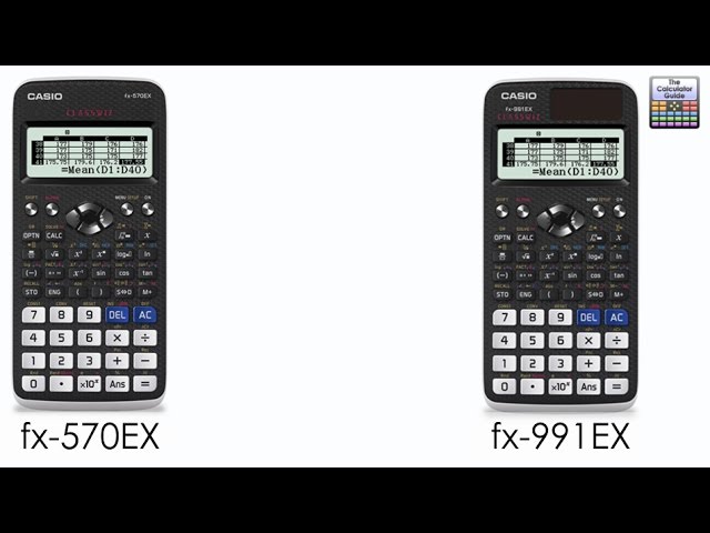 Difference between Casio Classwiz fx-570EX & fx-991EX - Compare