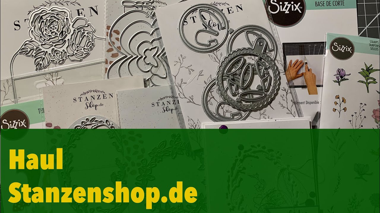 Neue Stanzen & Stempel & erste Ideen | Karte basteln 🌸 [watch me craft]