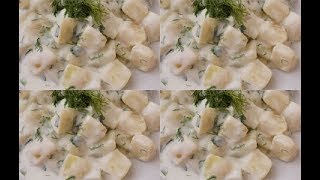 طريقة عمل سلطة البطاطس بالزبادي - food - cooking - recipes - cooking school - Mai Ismail Channel