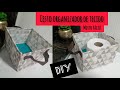Como fazer cesto organizador multiuso de tecido - muito fácil de fazer 🥰#brasil