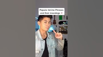 POPULAR ANIME PHRASES AND THEIR MEANINGS | Part 1!