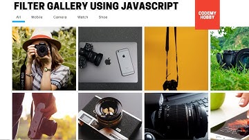 Filter Gallery Using Html And JavaScript