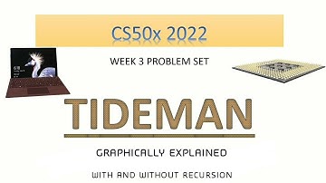 TIDEMAN - CS50x WEEK 3 PROBLEM SET | WALKTHROUGH & EXPLANATION OF PSET 3|WITH AND WITHOUT RECURSION