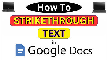 How to Strikethrough Text in Google Docs | Step-by-Step PC Tutorial