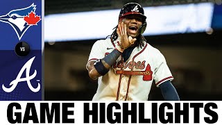 Three Braves homer in 10-1 win vs. Blue Jays | Blue Jays-Braves Game Highlights 8\/4\/20