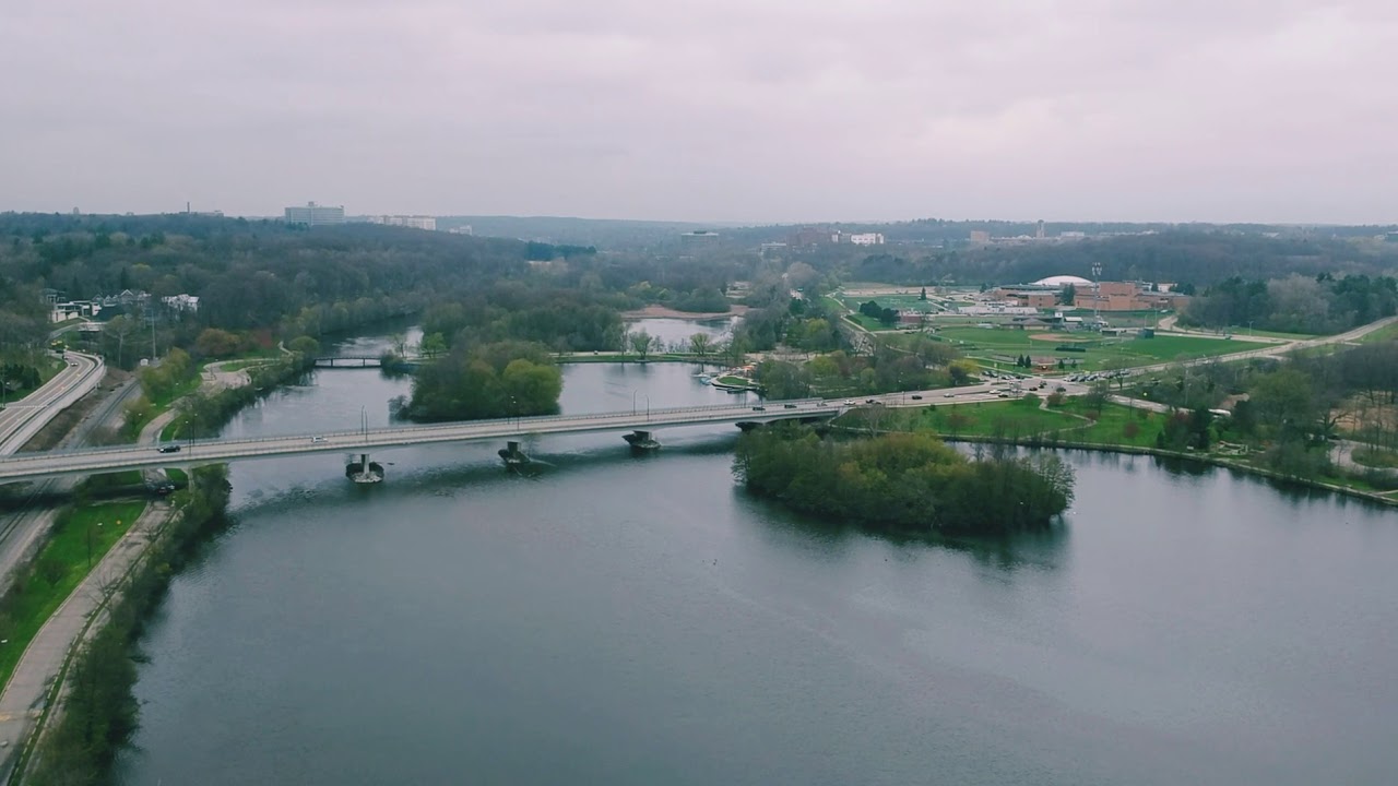 Huron River at Gallup Park Ann Arbor Michigan