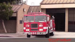 LAFD Engine 68 (spare) Responding from Station 68
