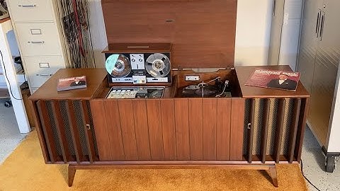 "The Camelot" by Zenith 1968 Stereo Console with Reel To Reel, Model YT960
