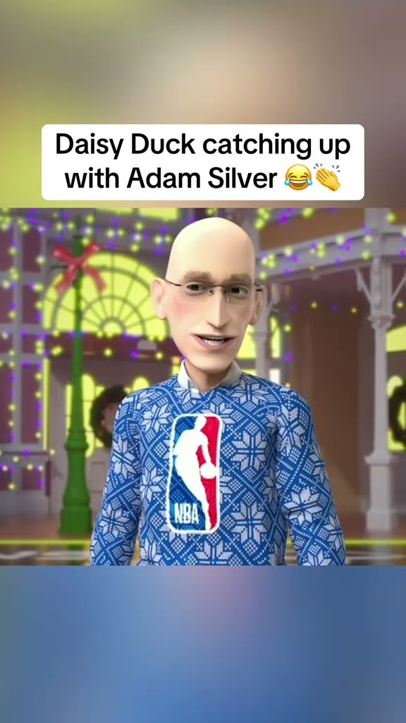 Daisy Duck caught up with Adam Silver ??